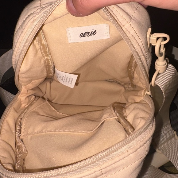 Quilted Cream Backpack - Picture 3 of 5